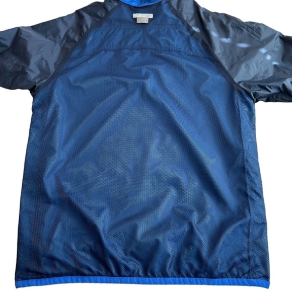 NIKE Y2K Windbreaker Jacket Warm up Mens Size XL Long Sleeve 1/4 Zip Pullover - Picture 12 of 16